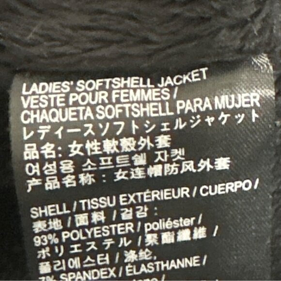 Kirkland Signature Ladies Gray Softshell Waterproof Jacket XXL Velour Lining - Picture 4 of 7